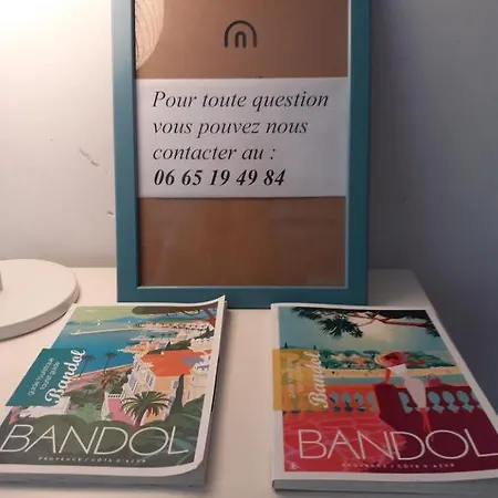 Avec Terrasse Vue Mer Expo Sud Ensoleillee Toute L'annee, Parking, Menage Fin De Sejour, Linge De Lit Et Serviettes De Bain Inclus, Commerces,plages Et Port A Pied * Bandol